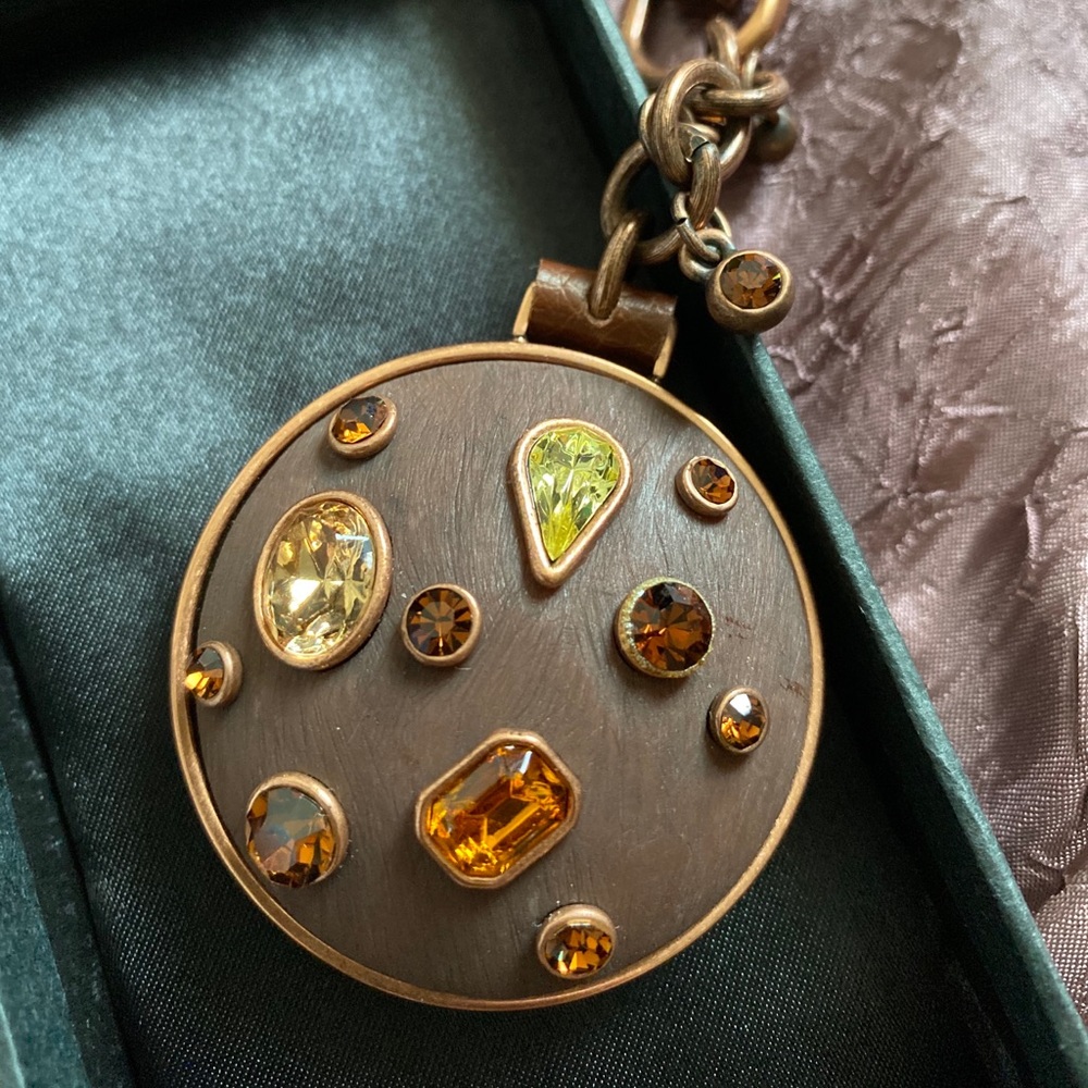 Copper Crystals Keychain